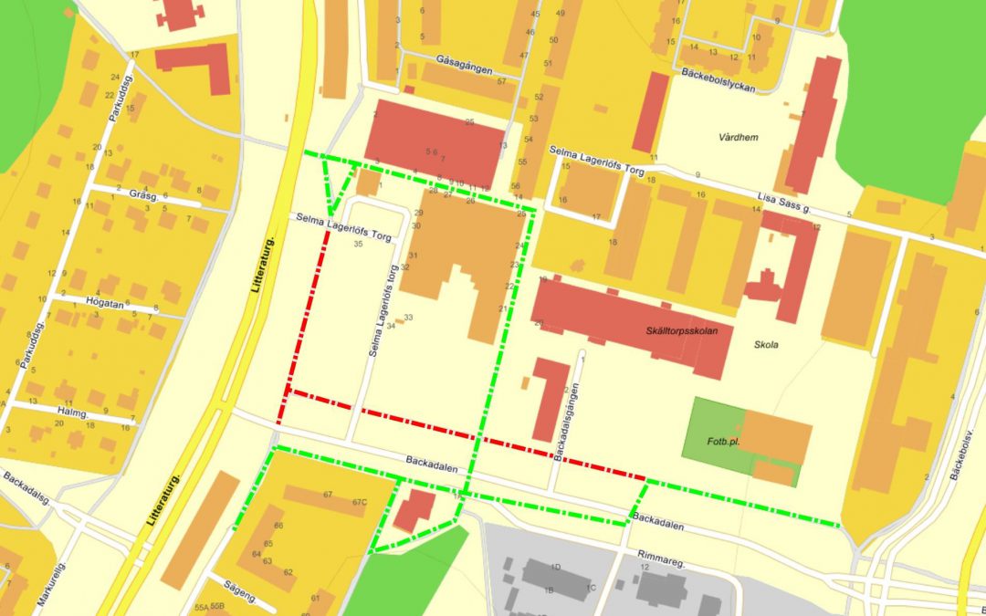 Trafiknytt för Selma Lagerlöfs Torg