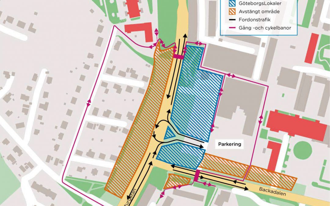 Ny infart för Selma Lagerlöfs Torg anläggs