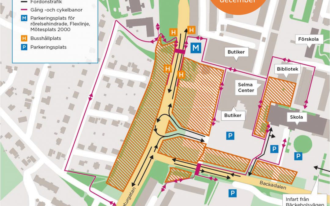 Hållplatser på nytt ställe