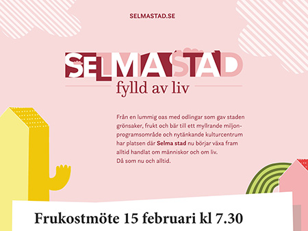 Frukostmöte den 15 februari på Selma Center