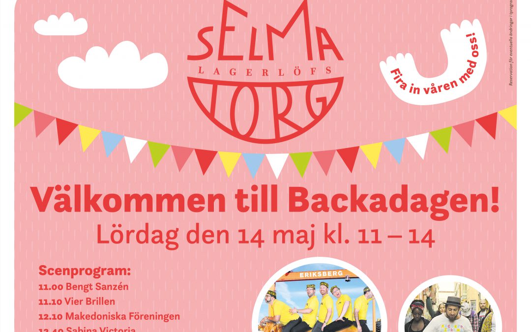 Backadagen är tillbaka den 14 maj!