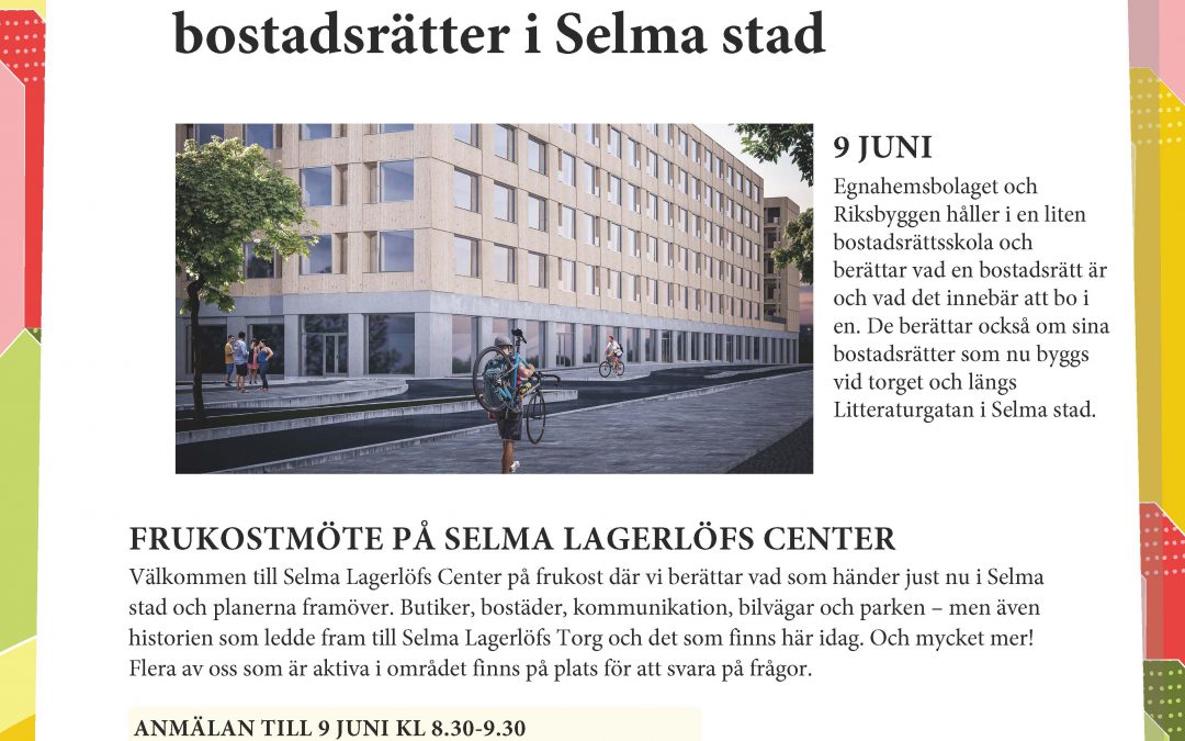 Frukostmöte med allt om bostadsrätter den 9 juni