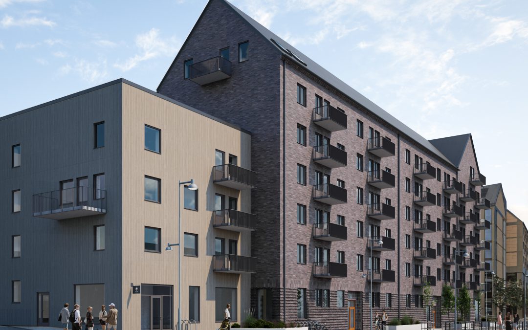 Grunden lagd för 73 nya hyreslägenheter