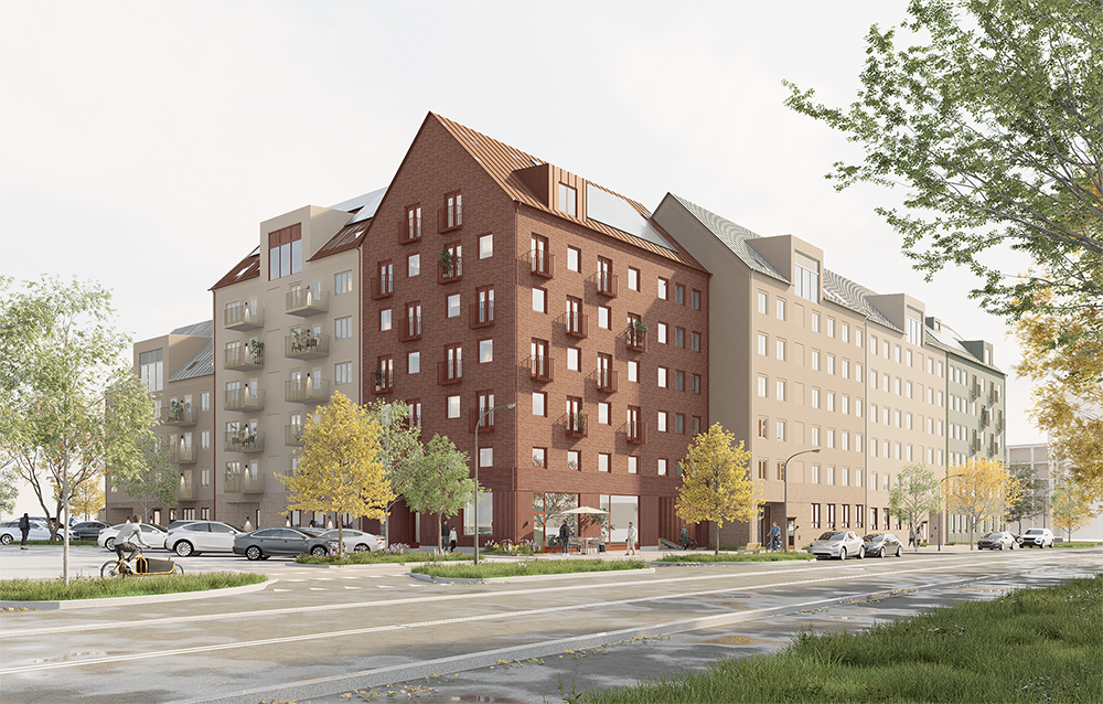 Nu byggs ytterligare tre kvarter vid Litteraturgatan