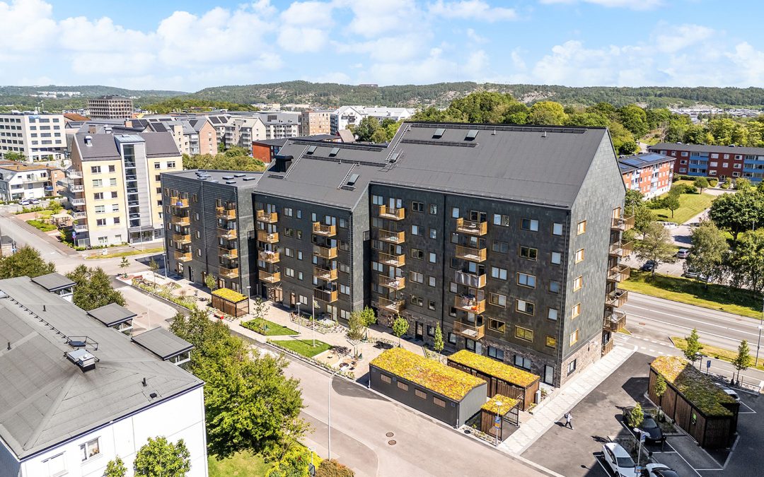 Mer än halverad klimatpåverkan i Kvarteret Omställningen